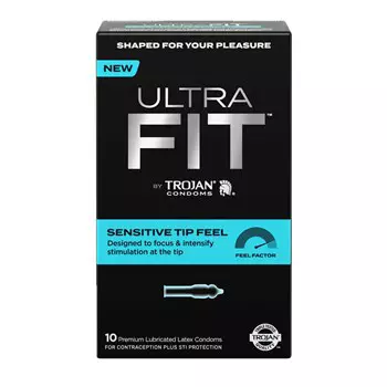 Trojan Ultrafit Sensitive Tip Condom Ct.